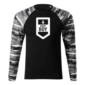 DRAGOWA FIT-T T-shirt with long sleeve Army Boy, metro 160g/m2