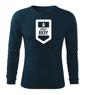 Dragow Fit-T T-shirt with long sleeve Army Boy, dark blue 160g/m2