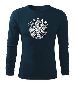 DRAGOWA FIT-T T-shirt with Hungary's Long Handy, dark blue 160gm2/