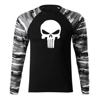 Dragow Fit-T T-shirt with long sleeve Punisher, metro 160g/m2
