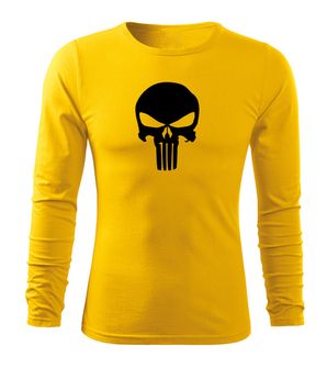 DRAGOWA FIT-T T-shirt with long sleeve Punisher, yellow 160g/m2