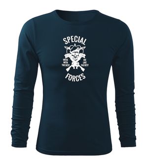 Dragow Fit-T T-shirt with long sleeve Special Forces, dark blue 160g/m2