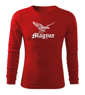 DRAGOWA FIT-T T-shirt with long sleeve Turul, red 160g/m2