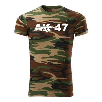DRAGOWA short AK-47 shirt, camouflage 160g/m2