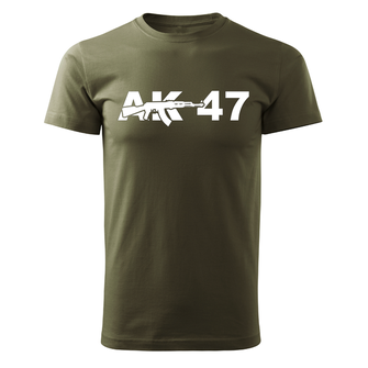 DRAGOWA short AK-47 shirt, olive 160g/m2