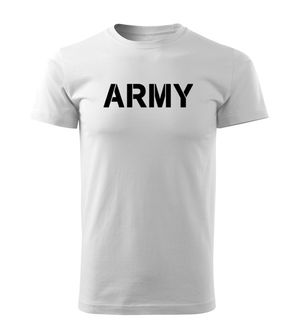 DRAGOWA SHORT T -shirt Army, white 160g/m2