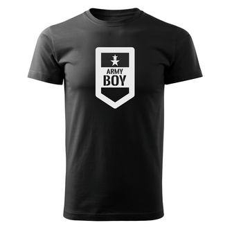 DRAGOWA short T -shirt Army Boy, black 160g/m2