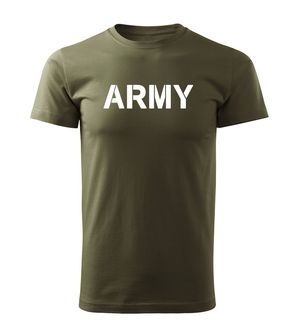 DRAGOWA short ARMY T -shirt, Olive 160g/m2