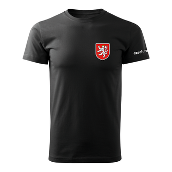 Dragowa short T -shirt small color Czech character, black 160g/m2
