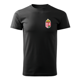 Dragowa short T -shirt small color Hungarian character, black 160g/m2