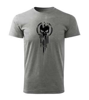 DRAGOWA SHORT T -shirt Skull "gray 160g/m2