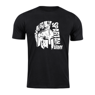 DRAGOWA SHORT T -shirt Spartan Army Leon, Black 160g/m2