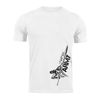 DRAGOWA Short T -shirt Spartan Army Myles, White 160g/m2