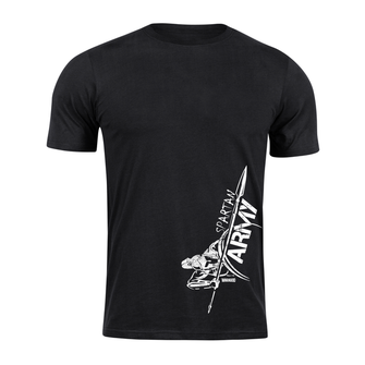 DRAGOWA Short T -shirt Spartan Army Myles, Black 160g/m2