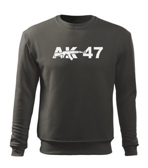 Dragow Men's sweatshirt AK-47, gray 300g/m2