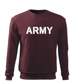 DRAGOWA Men's sweatshirt army, burgundy 300g/m2