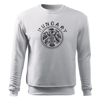 Dragow Men's sweatshirt Hungary, white 300g/m2