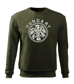 Dragow Men's sweatshirt Hungary, olive 300g/m2