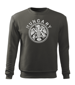 DRAGOWS Men's sweatshirt Hungary, gray 300g/m2