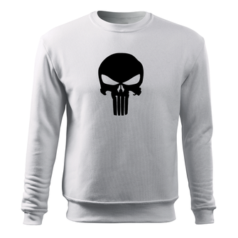 Dragow Men's sweatshirt Punisher, white 300g/m2