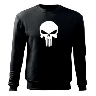 Dragow Men's sweatshirt Punisher, black 300g/m2