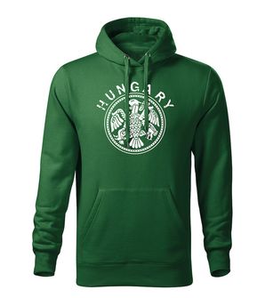 DRAGOWS Men's sweatshirt with hungary hood, green 320g/m2