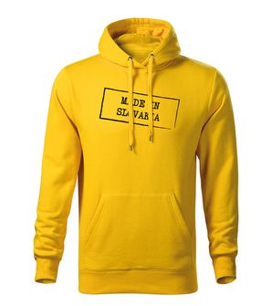 DRAGOWS Men's sweatshirt with hooded in Slovakia, yellow 320g/m2