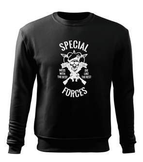 Dragow Men's sweatshirt Special Forces, black 300g/m2