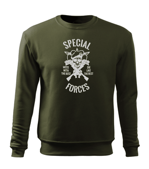 Dragow Men's sweatshirt Special Forces, olive 300g/m2