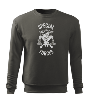Dragow Men's sweatshirt Special Forces, gray 300g/m2