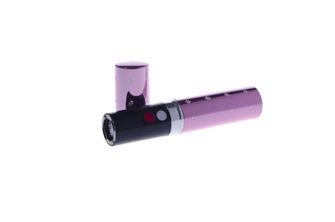 Stun gun for women in the shape of a lipstick pink, 300 000V