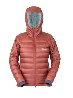 Patizon Women's insulation winter jacket ReLight Pro, Dark red / Silver