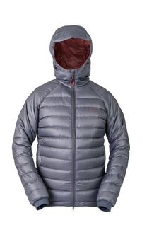 Patizon Men's insulation winter jacket ReLight Pro, Anthracite / Dark red