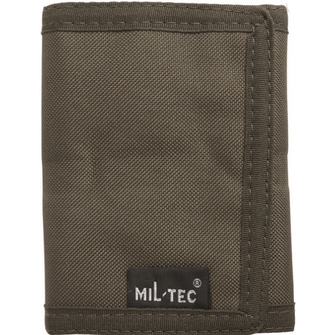 Mil-Tec olive wallet with Velcro