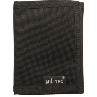 Mil-Tec black wallet with Velcro