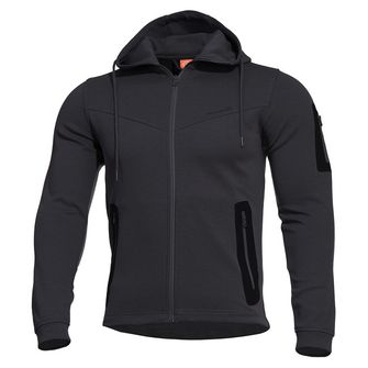 Pentagon pentathlon sweatshirt with hood, black