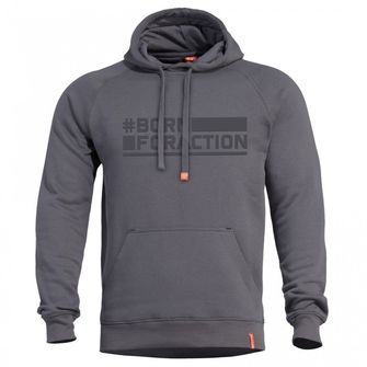 Pentagon Phaeton Born for Action Sweatshirt with Cover, Cinder Gray