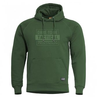 Pentagon Phaeton "Dare To Be Tactical" Hooded Sweatshirt, Green