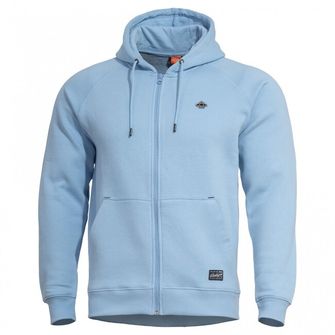 Pentagon Phaeton Sweatshirt with Zipper hood, light blue