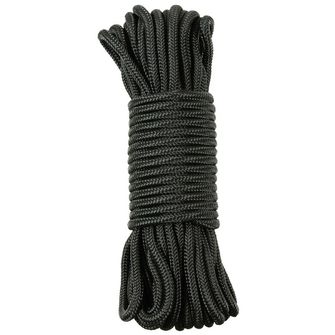 Pentagon polypropylene rope 15 m 10mm black