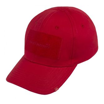 Pentagon tactical cap, red