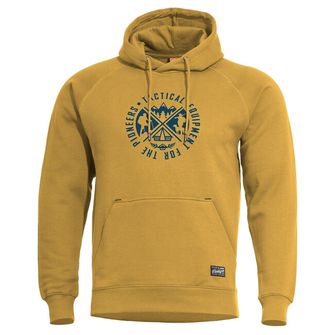 Pentagon Men's sweatshirt with hood Phaeton Hood "Pioneers" Tuscan Yellow