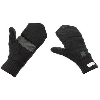 Knitted Gloves/ Mittens, black