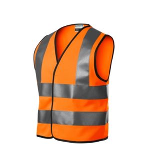 Rimeck HV Bright Children's Reflexno Security Vest, Fluorescence Orange