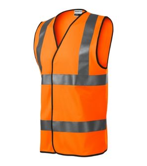 Rimeck HV Bright Reflexno Security Vest, Fluorescence Orange