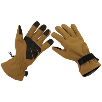 Gloves Softshell, coyote tan