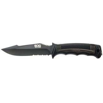 SOG Fixed knife SEAL STRIKE - Black TINI, DELUXE SHEATH