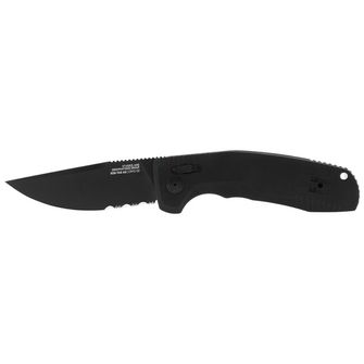 SOG Pop-up knife SOG-TAC AU - Black / Partially Serrated