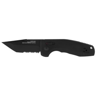 SOG Pop-up knife SOG-TAC AU COMPACT - Black / tanto / Partially Serrated