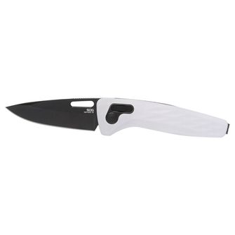 SOG Folding knife ONE-ZERO XR - White AL & Black Chrome